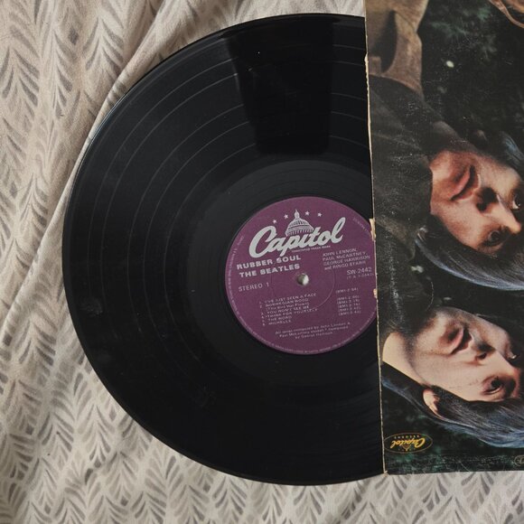 *VTG* BEATLES RUBBER SOUL VINYL - Picture 3 of 3